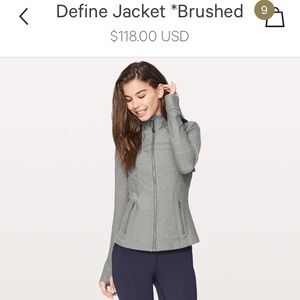 Lululemon Define Jacket in Heathered Grey